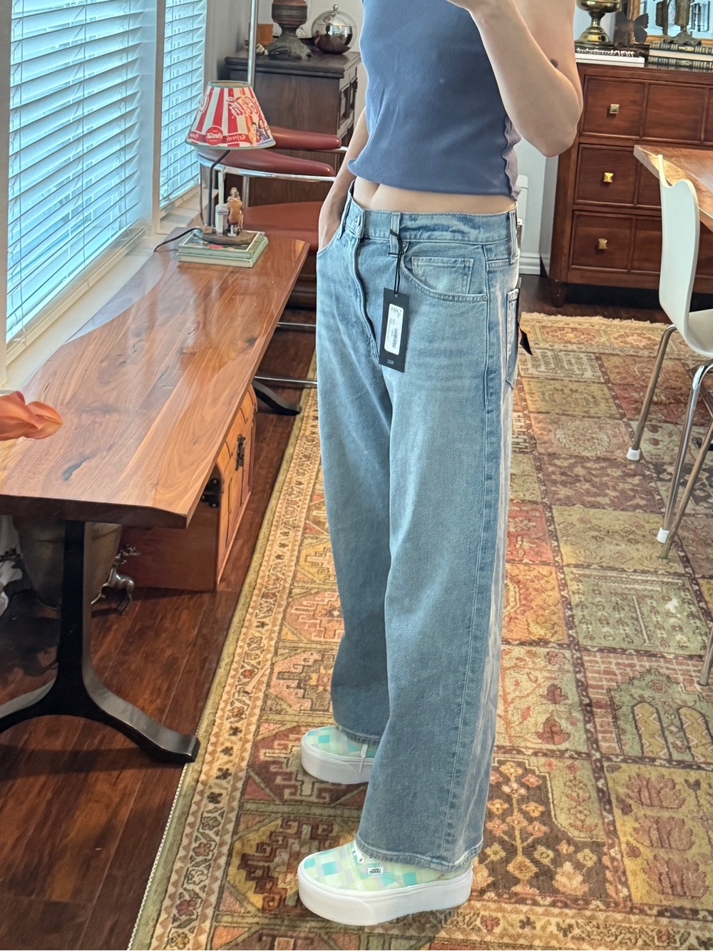 NWT Paige ARELLIA ANKLE High Rise Barrel  Leg  Women's Jeans Size 28 - Picture 3 of 16